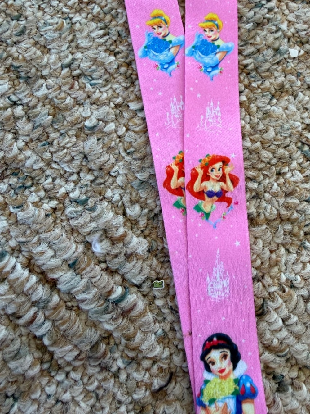 Disney Princess Lanyard with clip for pass or ID